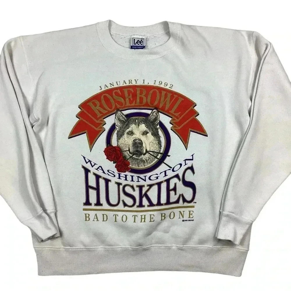 Vintage Washington Huskies 1992 Rose Bowl crewneck